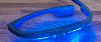 Lunettes AYO+ diffusant de la lumière bleue
